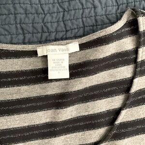 Winter weight striped tunic or mini dress.